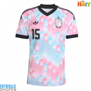 Billiga Belgien Thomas Meunier #15 Bortatröja VM 2026 Kortärmad